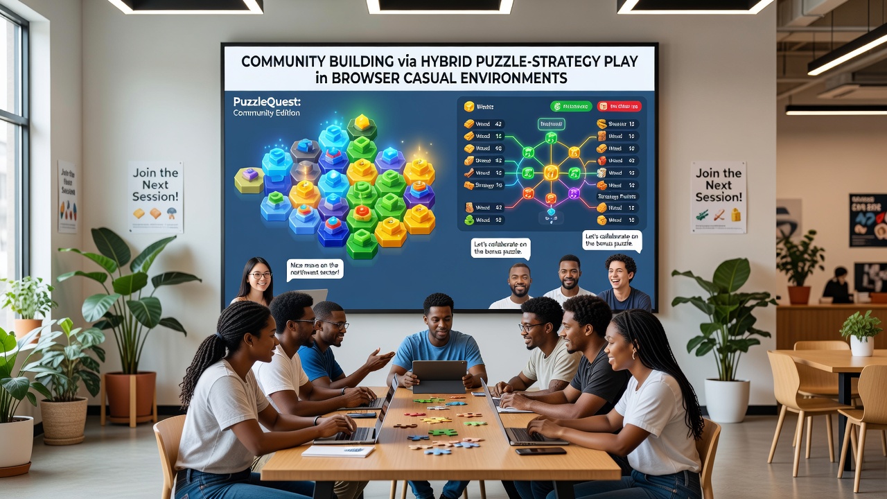 Community interaction screenshot showing strategy discussions around puzzle levels in a browser casual game